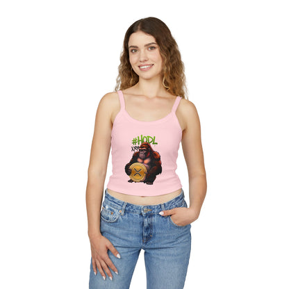 XRP #HODL Ape Crypto - Women's Strap Tank Top