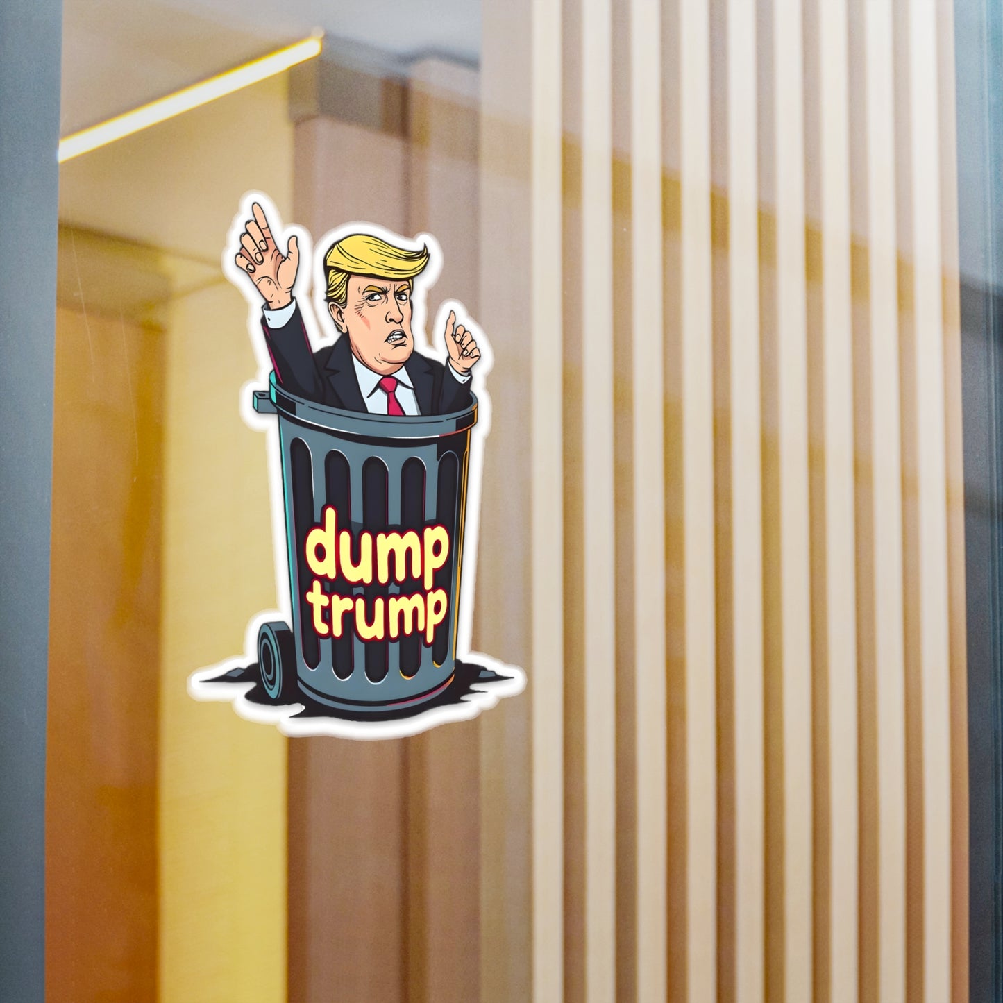Dump Trump Trash i | Kiss Cut Vinyl Decals
