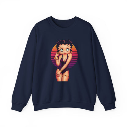 Betty Boop-Inspired Vintage Sweatshirt