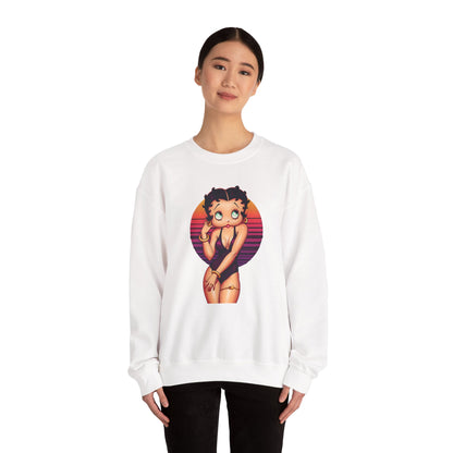 Betty Boop-Inspired Vintage Sweatshirt