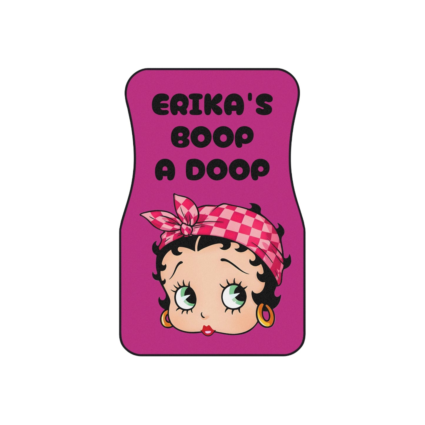 BETTY BOOP - Customizable Car Mats - Set of 4 Pink Decor