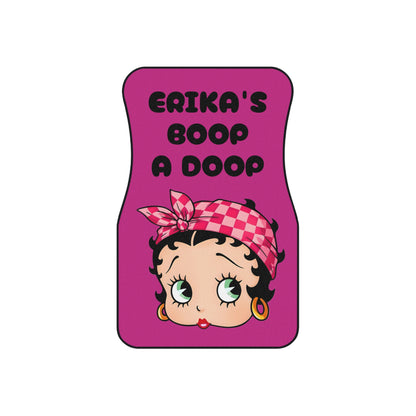 BETTY BOOP - Customizable Car Mats - Set of 4 Pink Decor
