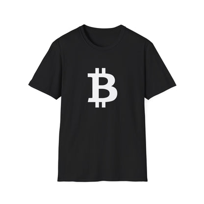 Bitcoin white logo | Softstyle T-Shirt
