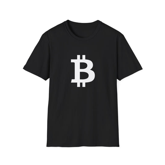 Bitcoin white logo | Softstyle T-Shirt