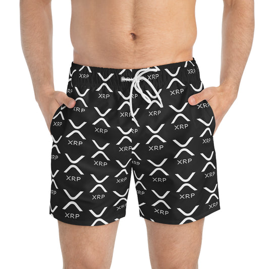 XRP Swim Trunks - Perfect for Summer Fun, Beach Days, Pool Parties, Vacations, and Crypto Lovers