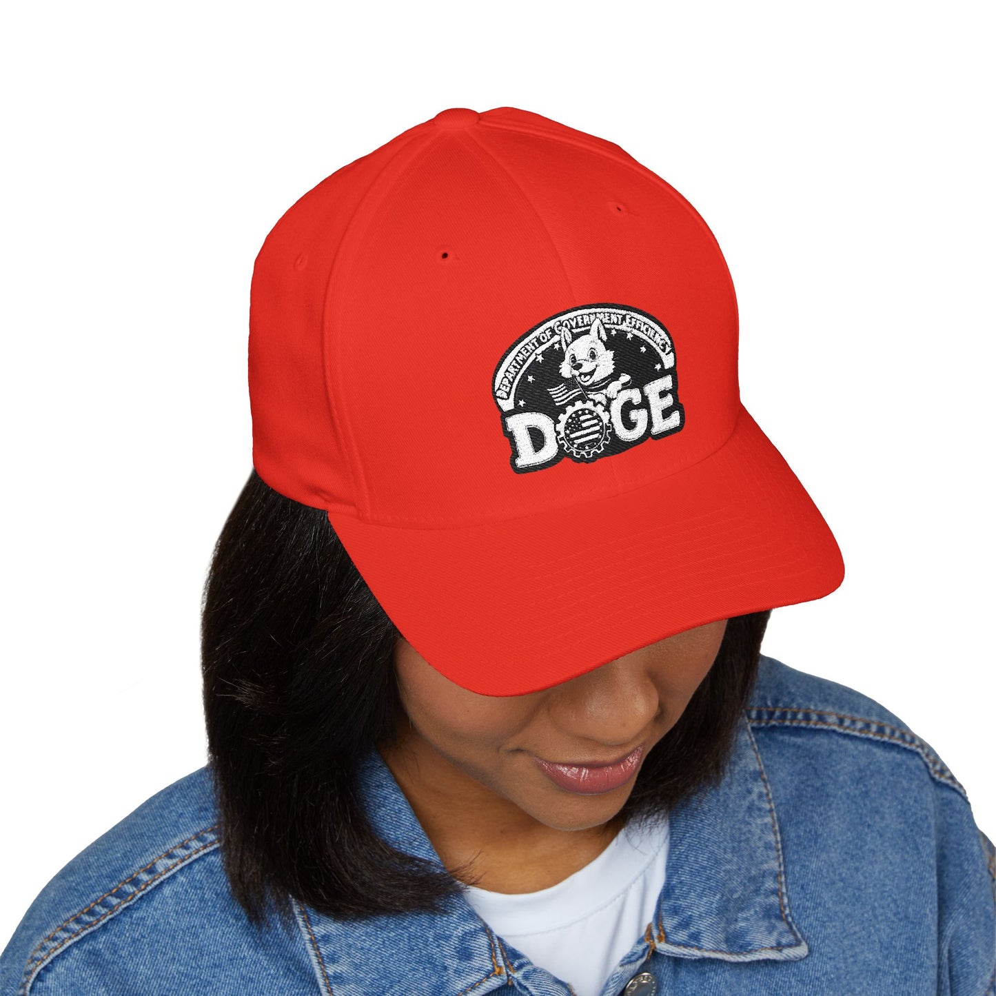 Doge Embroidered Cap - Fun & Stylish Structured Hat for Casual Wear