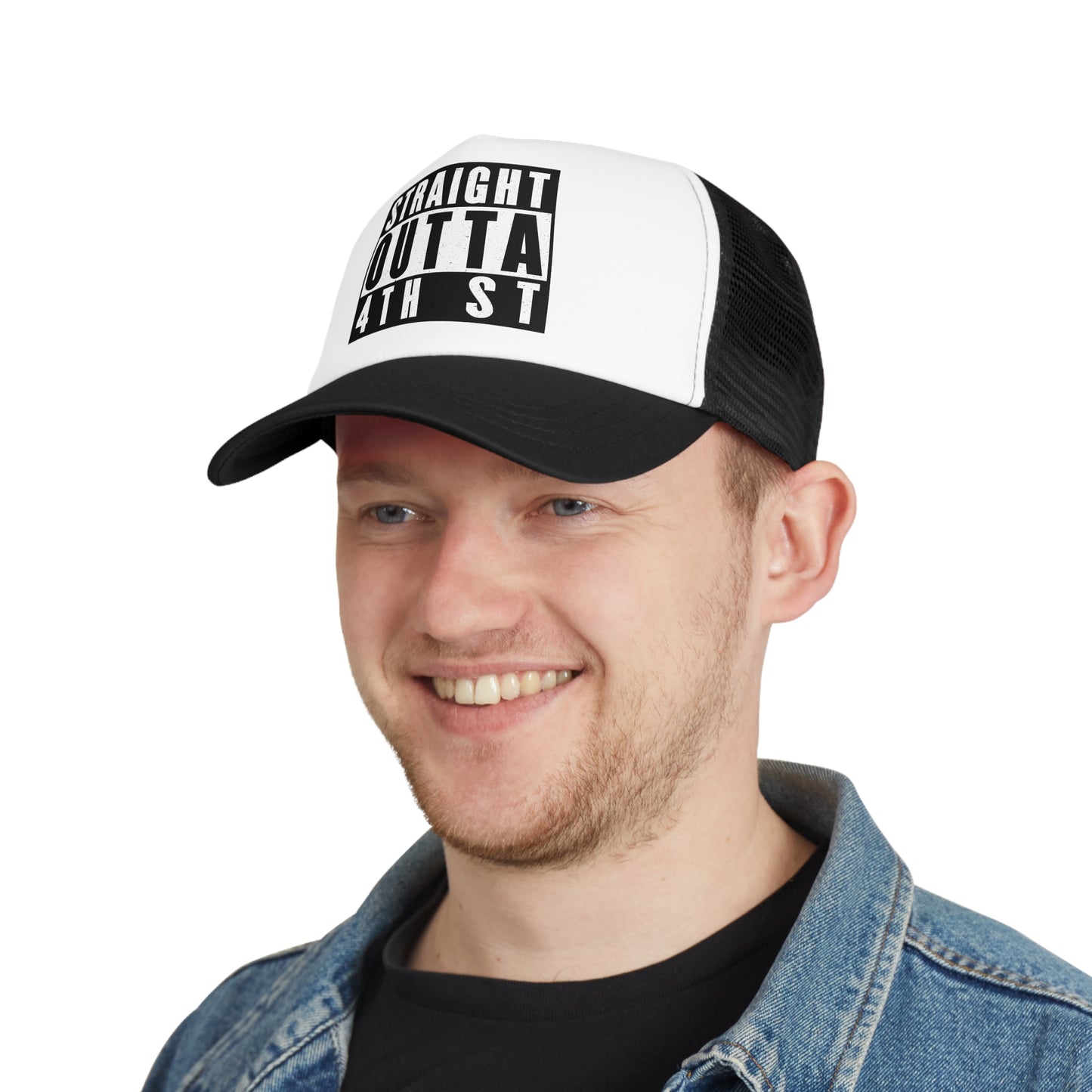 Urban Style Mesh Cap - Trucker Hat, Gift for Streetwear Lovers, Unisex Fashion Accessory, Everyday Wear, Summer Essential