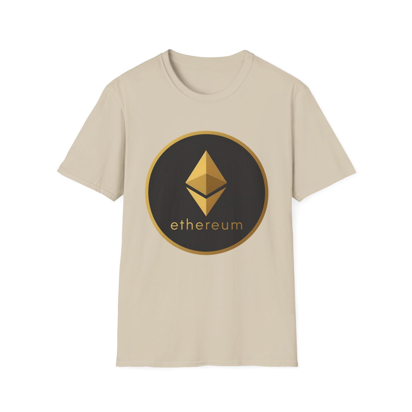 Ethereum Logo Unisex Softstyle T-Shirt - Perfect for Crypto Enthusiasts