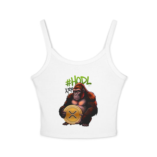 XRP #HODL Ape Crypto - Women's Strap Tank Top