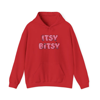 Itsy Bitsy Hoodie for Cozy Days, Perfect Gift for Friends, Cute Comfort Wear, Unique Statement Sweatshirt, Ideal for Spring Gatherings