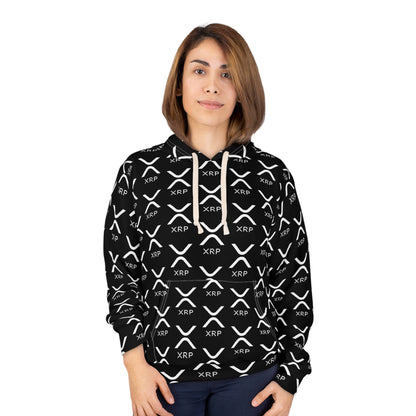 XRP Inspired Unisex Pullover Hoodie, Cozy Cryptocurrency Hoodie, Casual Streetwear, Ideal Gift for Crypto Enthusiasts