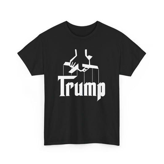 Trump Unisex Heavy Cotton Tee, Casual Wear, Graphic Shirt, Gift for Friends, Everyday Essential, Casual Fashion