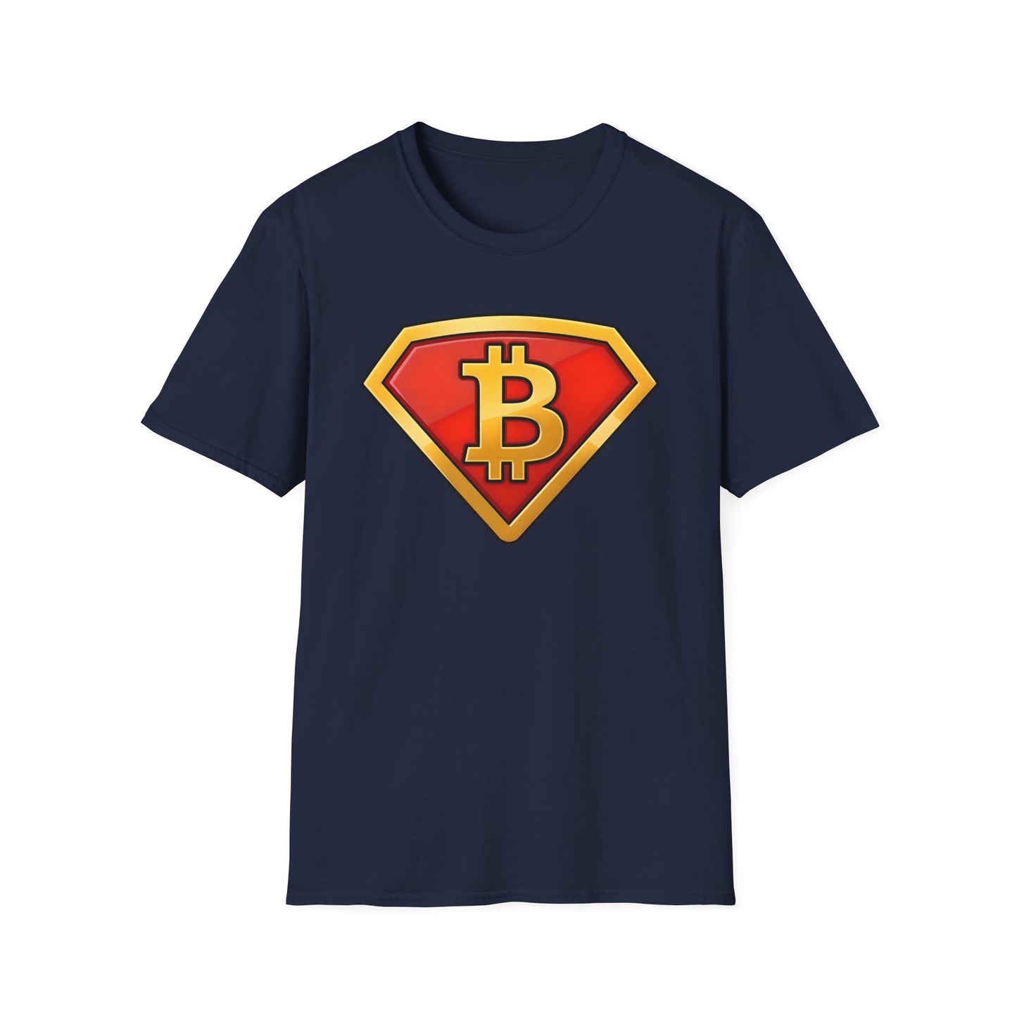 Super Bitcoin Hero Unisex T-Shirt - Cryptocurrency Lover Tee