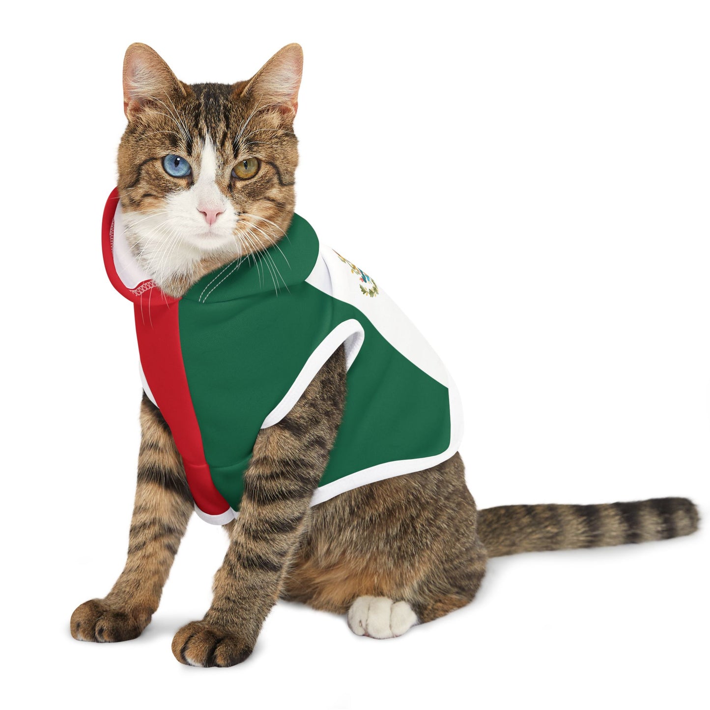 Mexican Flag | Pet Hoodie