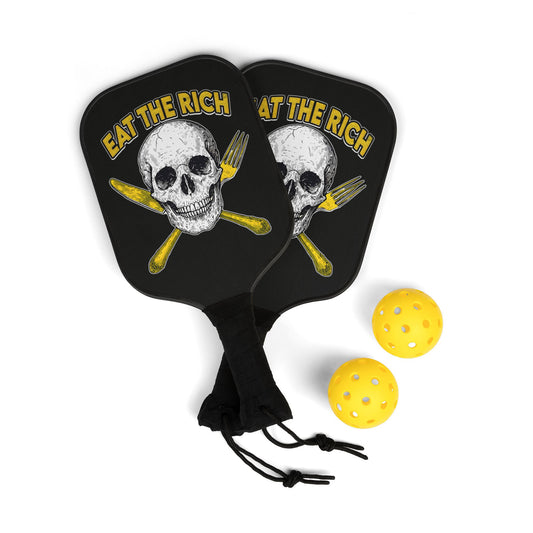 Eat the Rich | Pickleball Paddle Set