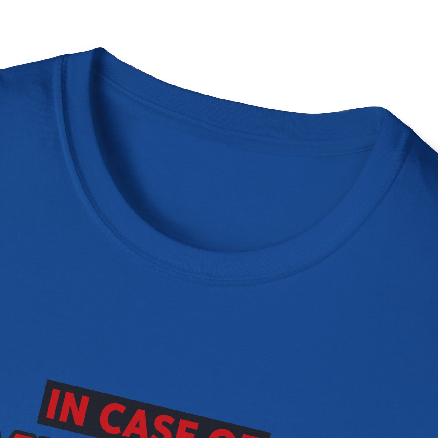 Emergency Alert Custom Text | Unisex Softstyle Tee
