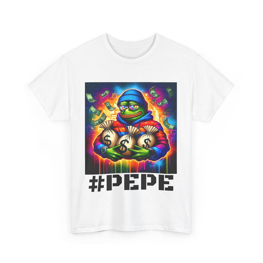 PEPE CRYPTO Unisex Heavy Cotton Tee