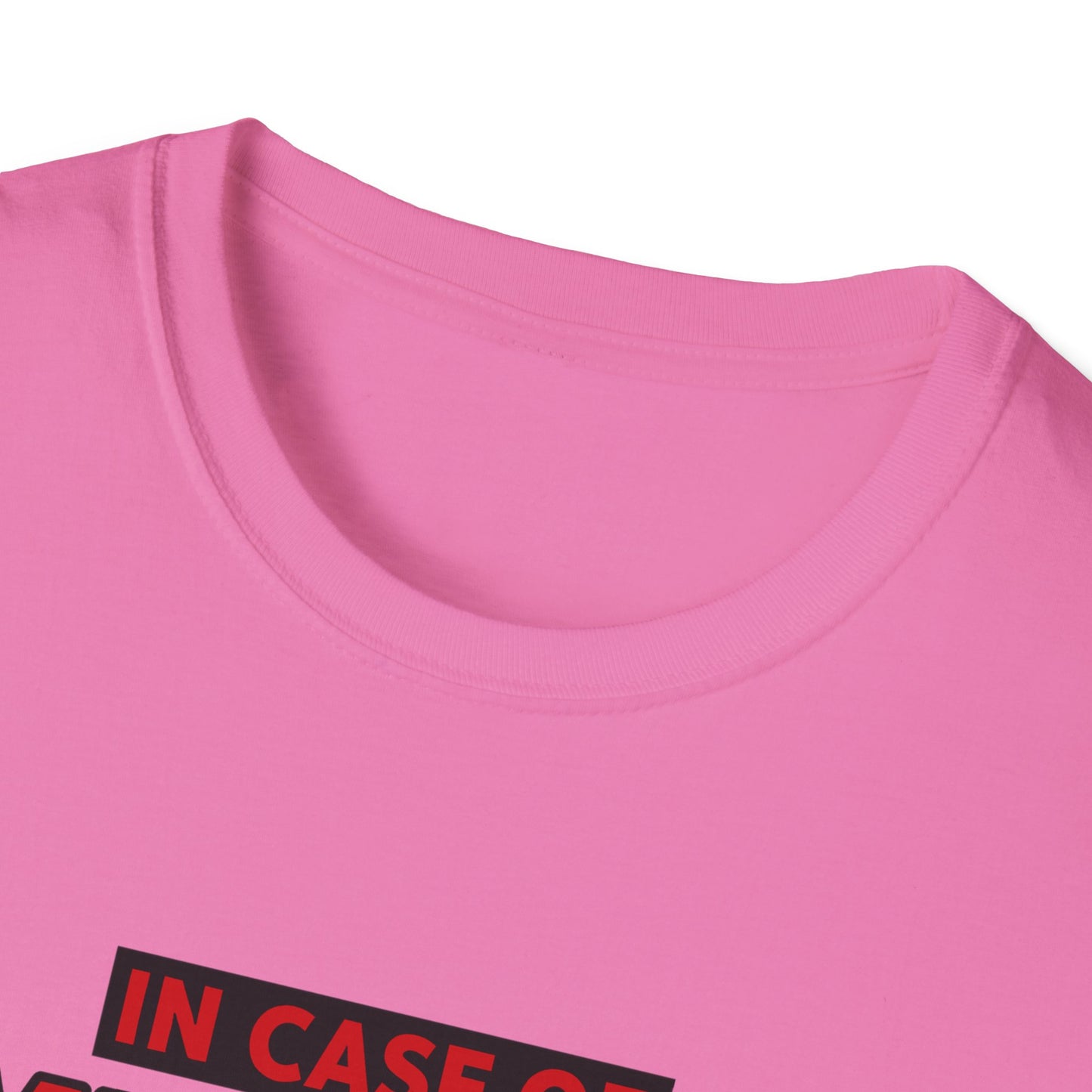 Emergency Alert Custom Text | Unisex Softstyle Tee