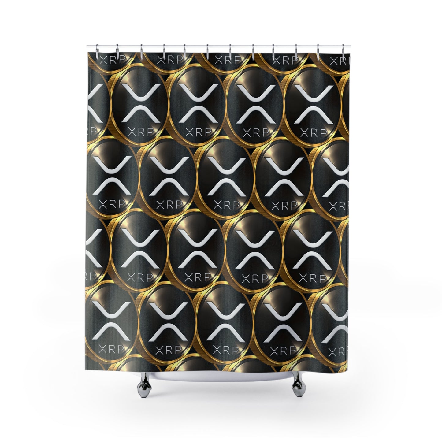 XRP Themed Shower Curtain