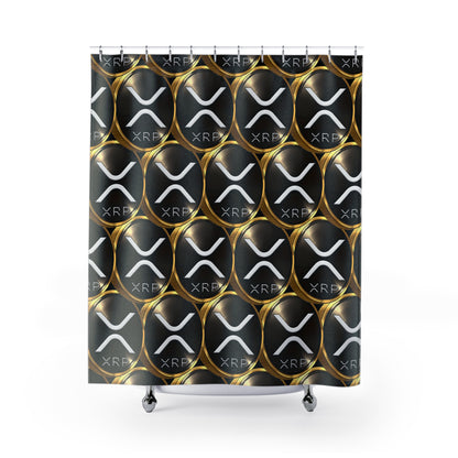 XRP Themed Shower Curtain