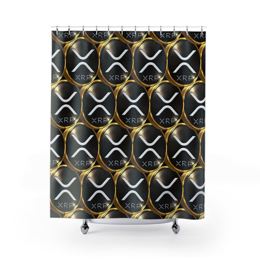 XRP Themed Shower Curtain