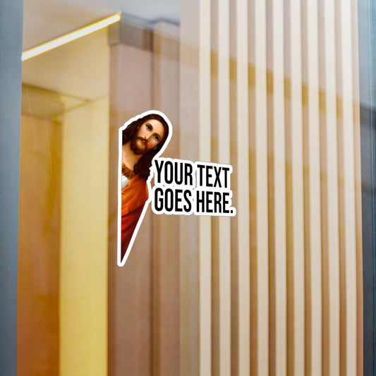 Custom Jesus -  Vinyl Decal