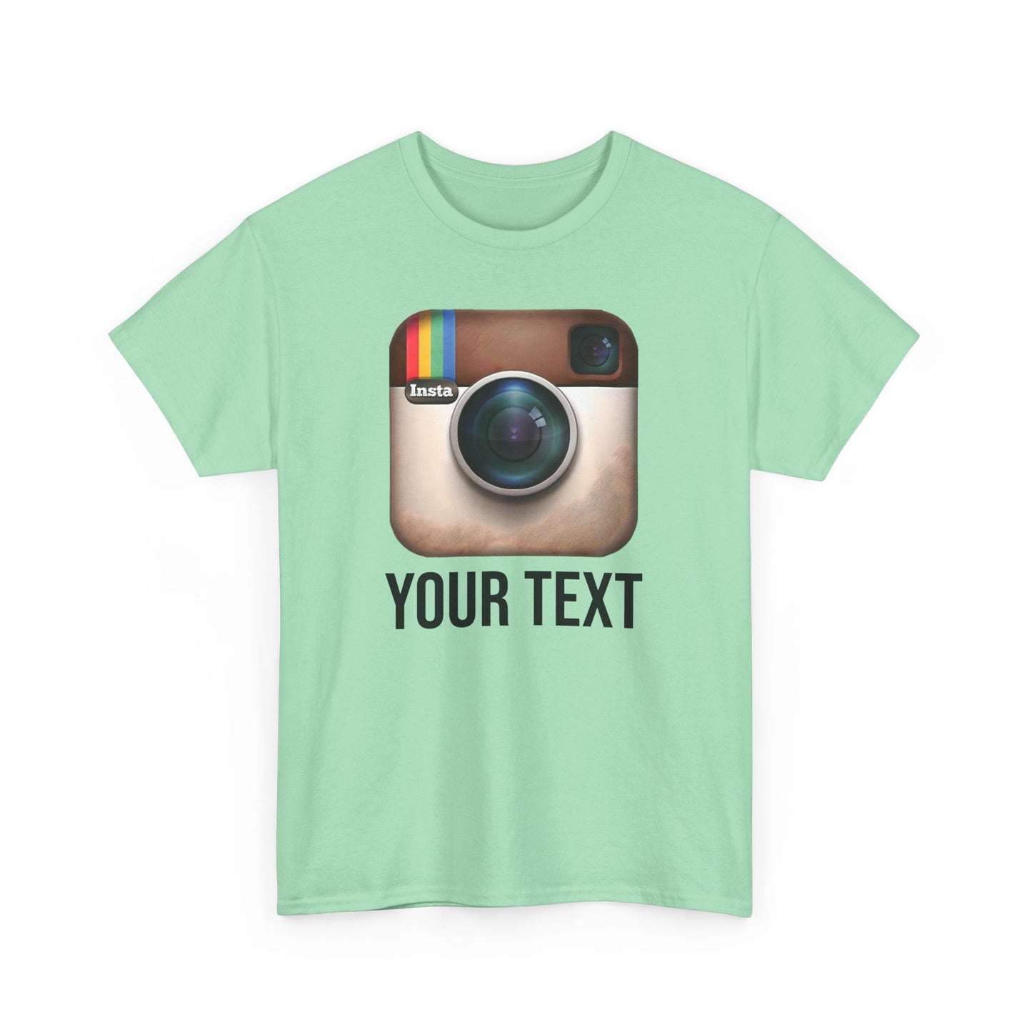 Custom Instagram | Unisex Heavy Cotton Tee