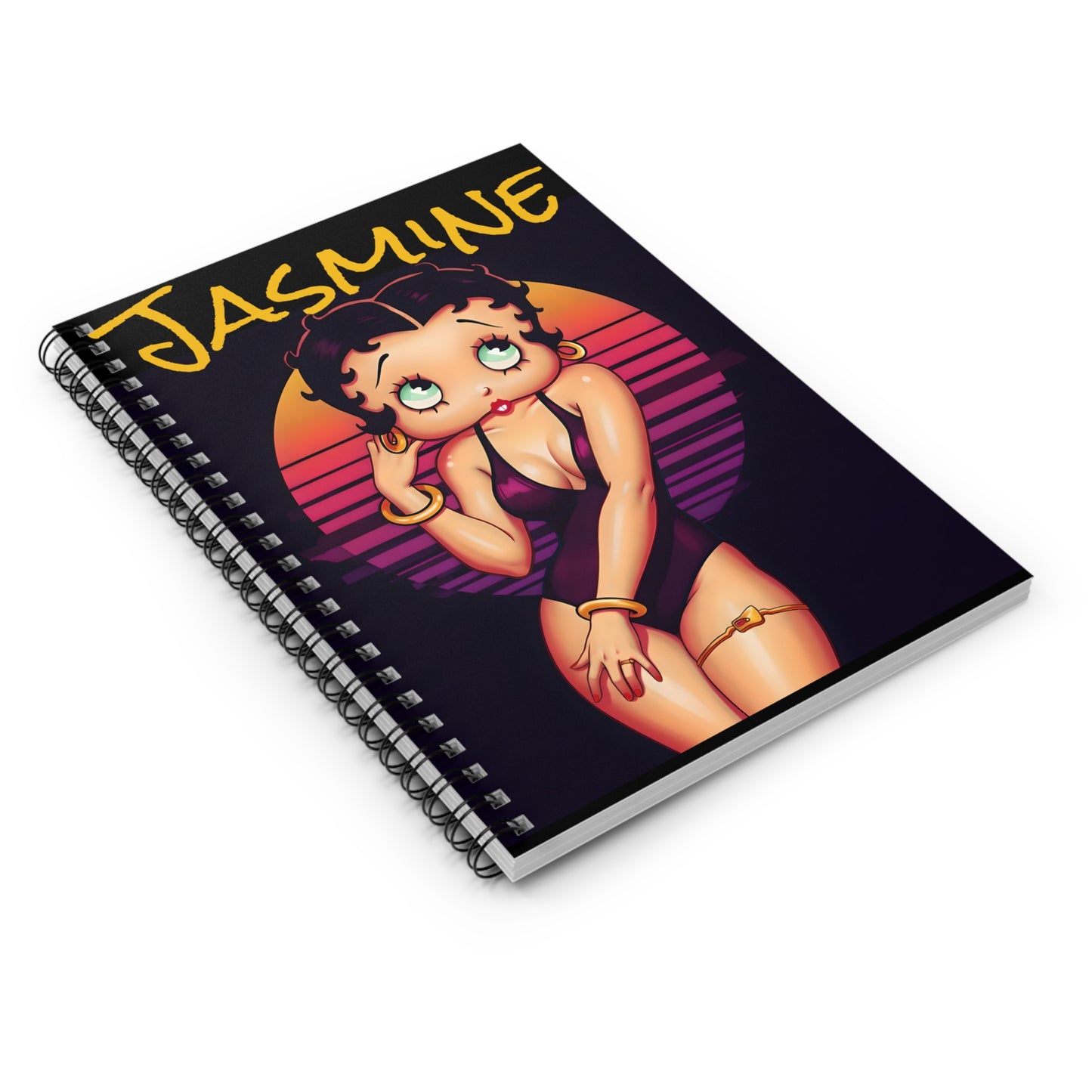 Retro Custom Betty Boop Spiral Notebook