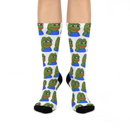 PEPE Meme | Cushion Crew Socks