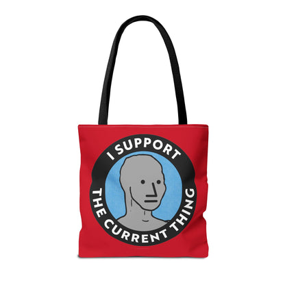 Funny Support Tote Bag, Casual Shopping Bag, Gift for Students, Trendy Tote for Everyday Use, Funny Saying, Fashion Accessories, Beach Bag