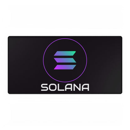 Sleek Solana Crypto Desk Mat
