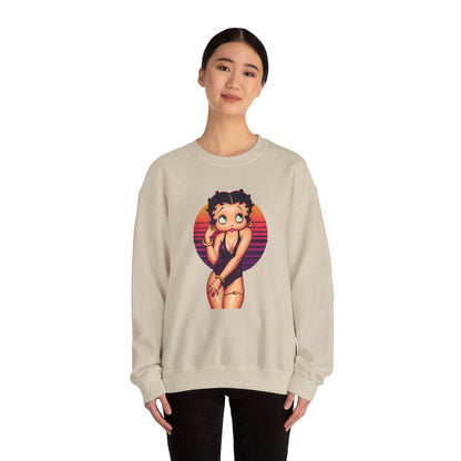 Betty Boop-Inspired Vintage Sweatshirt