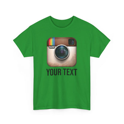 Custom Instagram | Unisex Heavy Cotton Tee