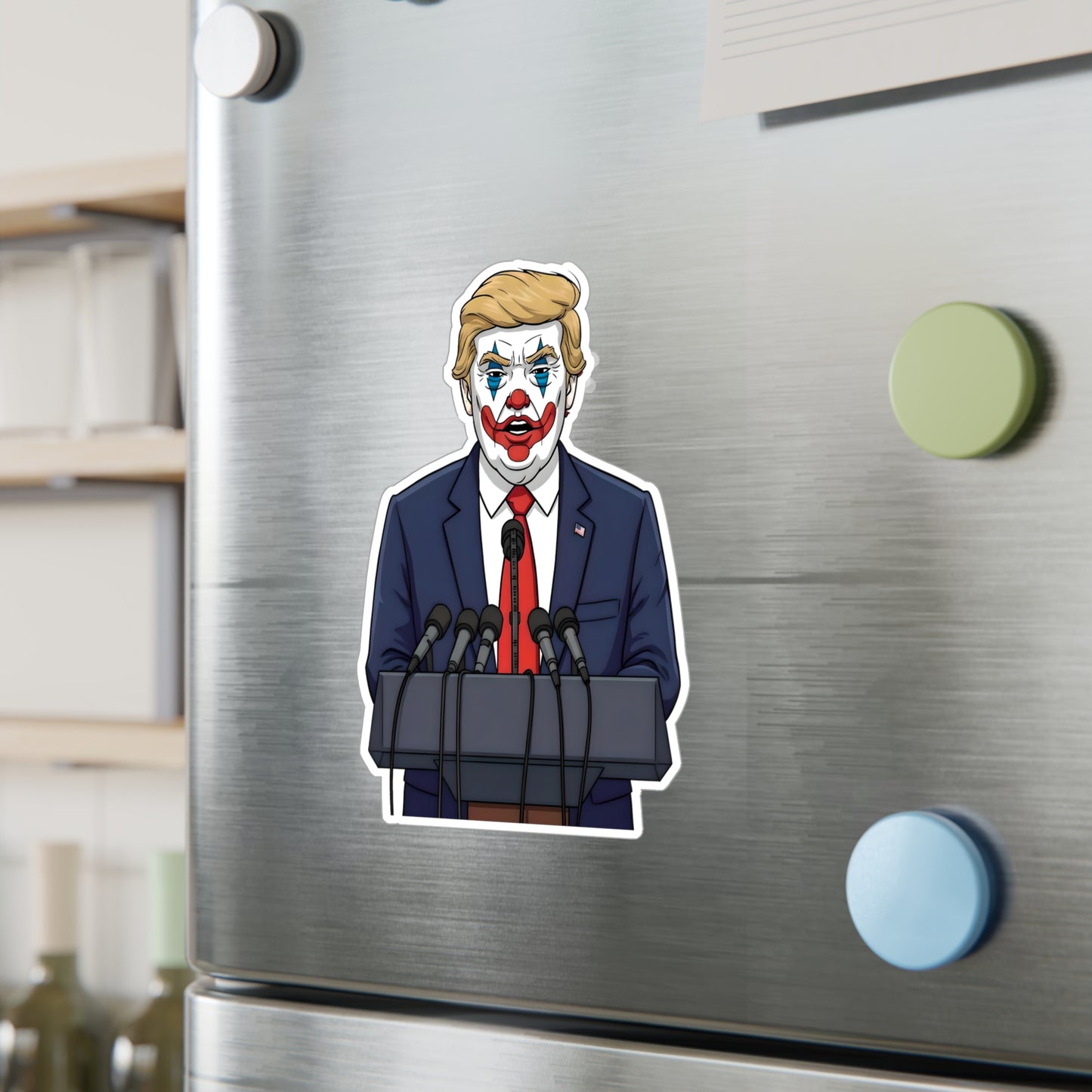 Trump Clown iv - Kiss-Cut Vinyl Decals