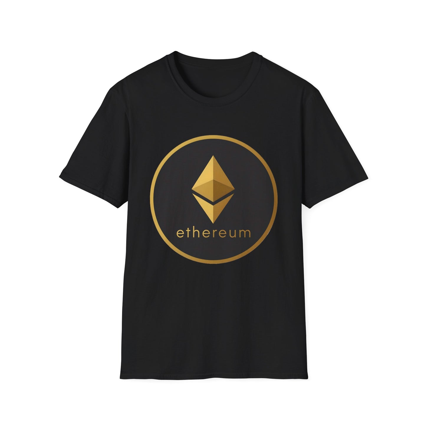 Ethereum Logo Unisex Softstyle T-Shirt - Perfect for Crypto Enthusiasts