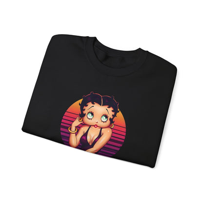 Betty Boop-Inspired Vintage Sweatshirt