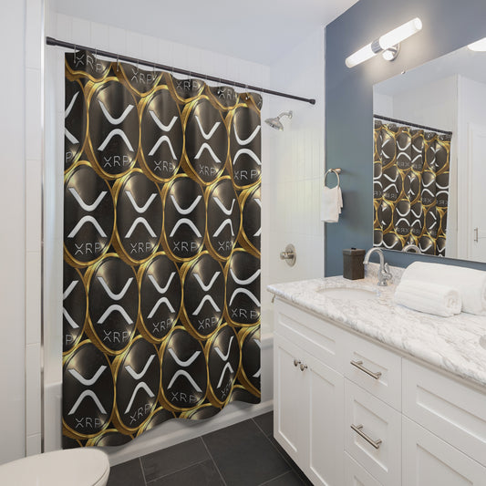 XRP Themed Shower Curtain