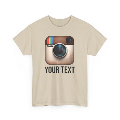 Custom Instagram | Unisex Heavy Cotton Tee
