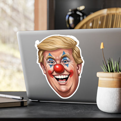 Anti Trump Clown Face - Kiss Cut Vinyl Decals