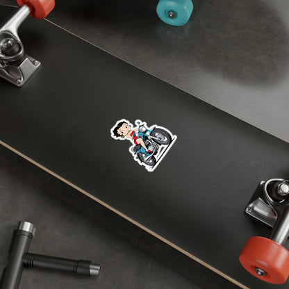 Betty Boop Motor Bike | Kiss-Cut Vinyl Decals