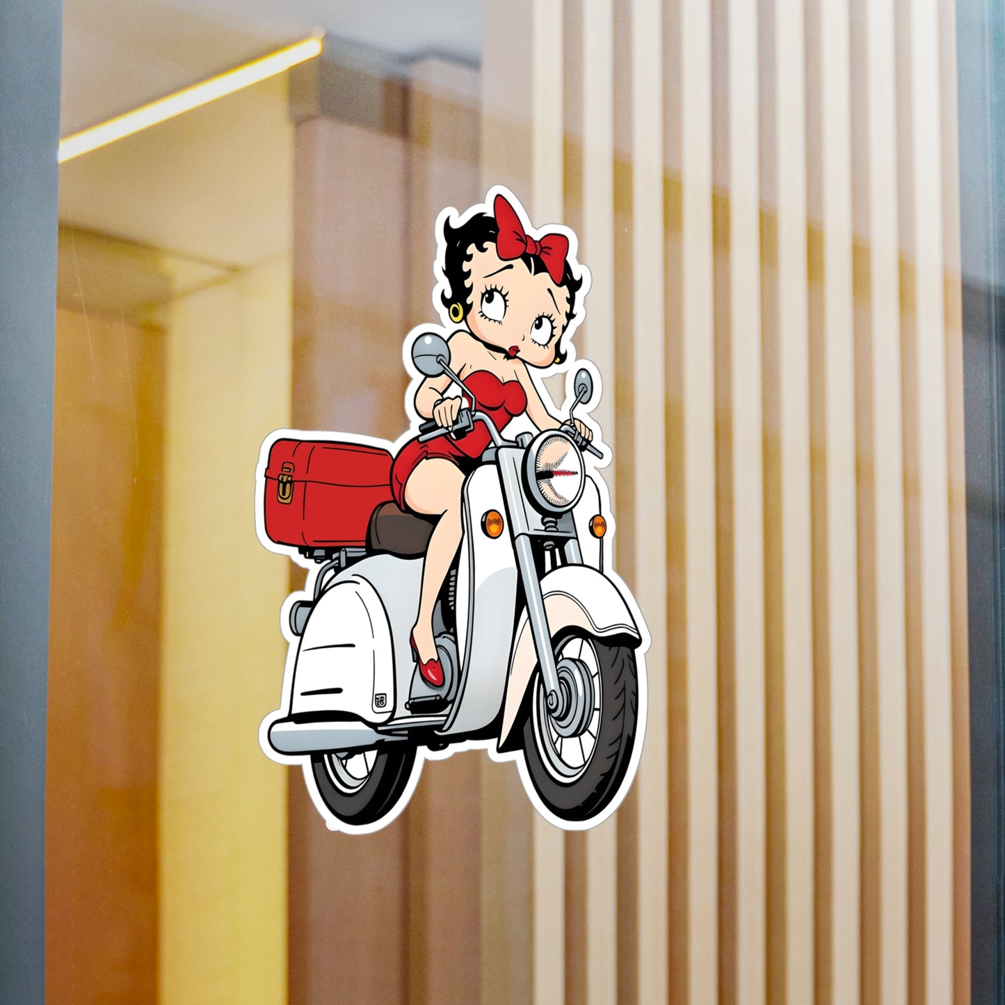 Betty Boop Scooter | Kiss-Cut Vinyl Decals