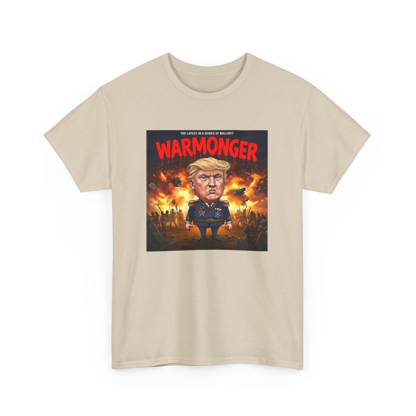 Warmonger Tee, Unisex Graphic T-Shirt, Statement Shirt, Political Apparel, Gift for Activists, Casual Wear