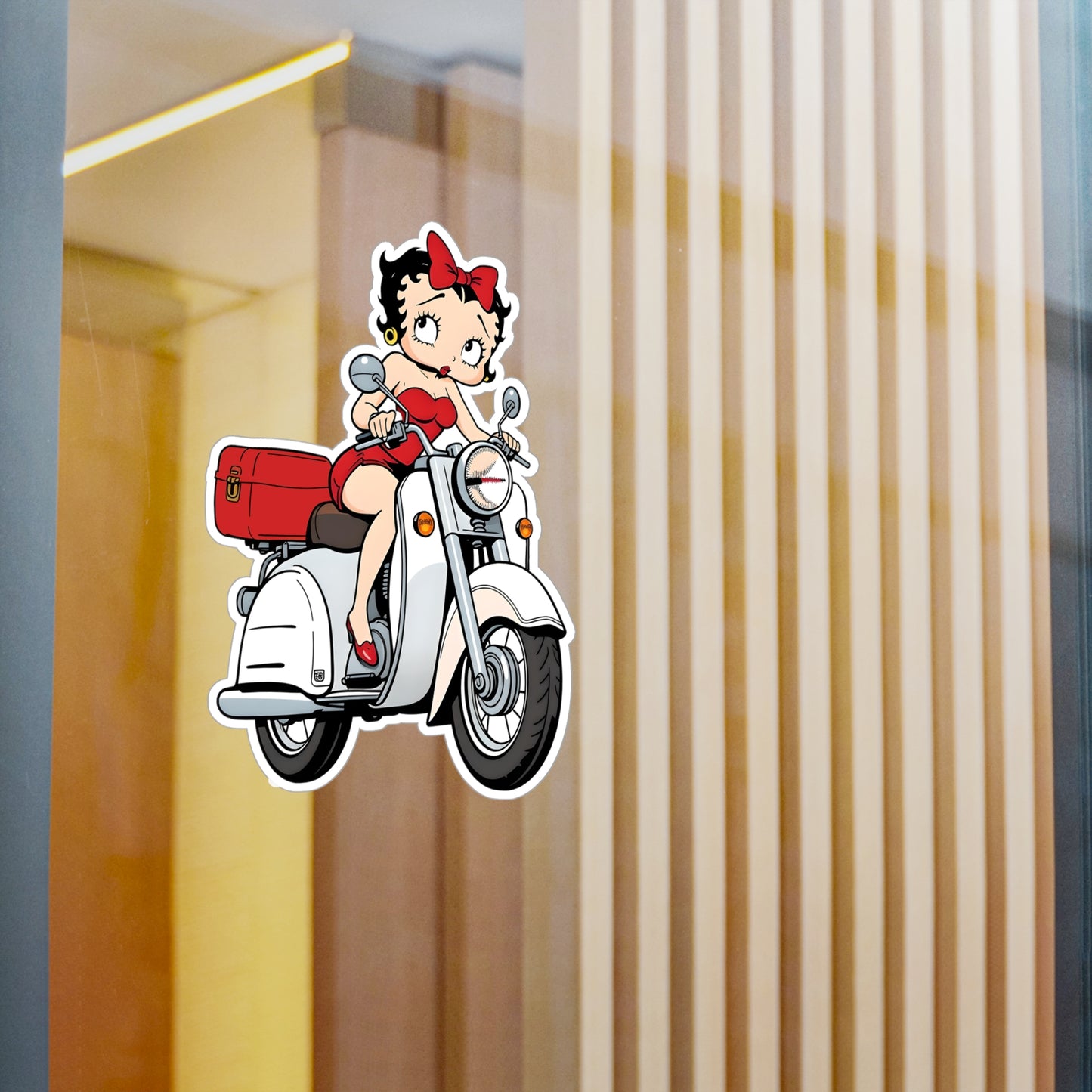 Betty Boop Scooter | Kiss-Cut Vinyl Decals