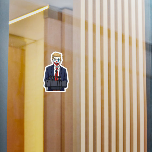Trump Clown iv - Kiss-Cut Vinyl Decals