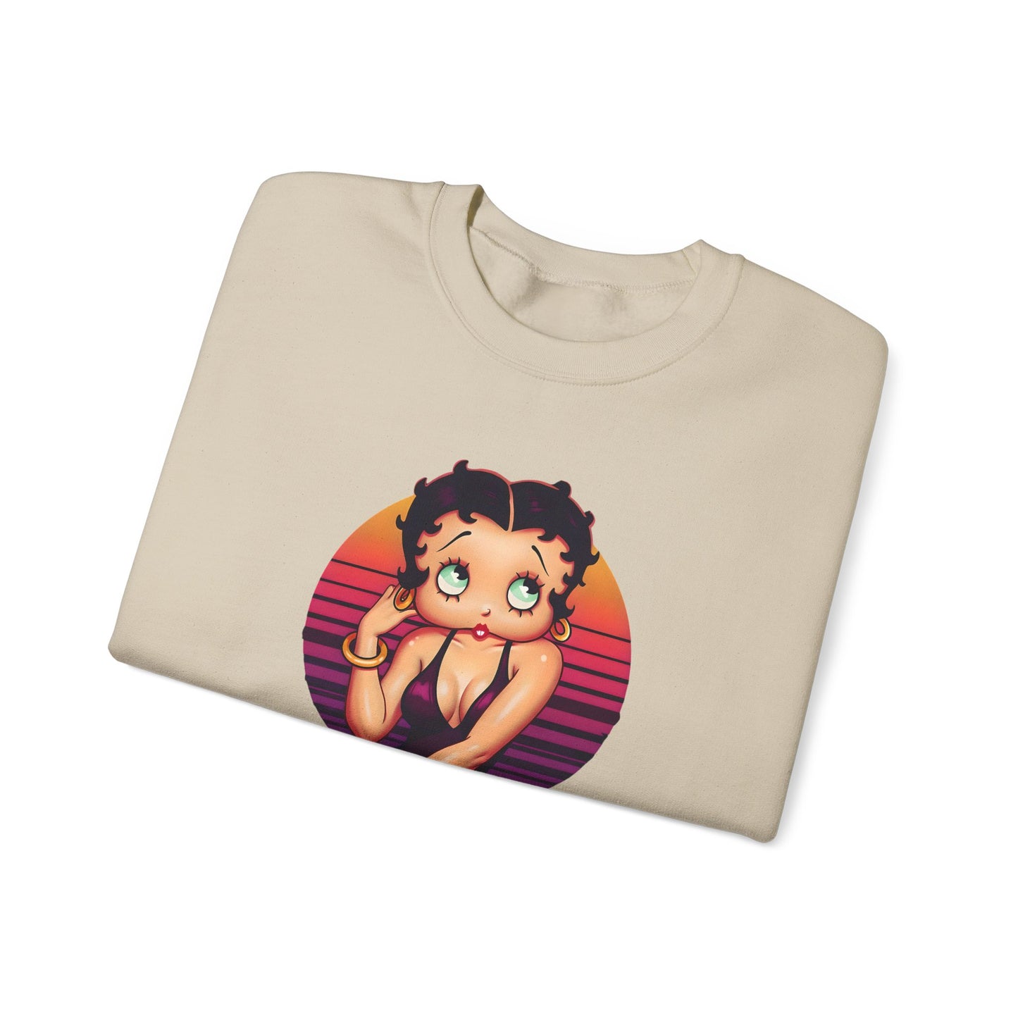 Betty Boop-Inspired Vintage Sweatshirt