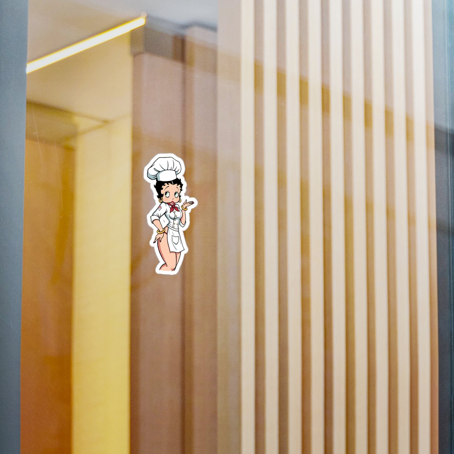 Betty Boop Chef Vinyl Decal Sticker
