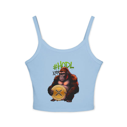 XRP #HODL Ape Crypto - Women's Strap Tank Top