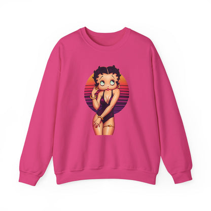 Betty Boop-Inspired Vintage Sweatshirt