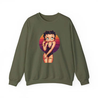 Betty Boop-Inspired Vintage Sweatshirt