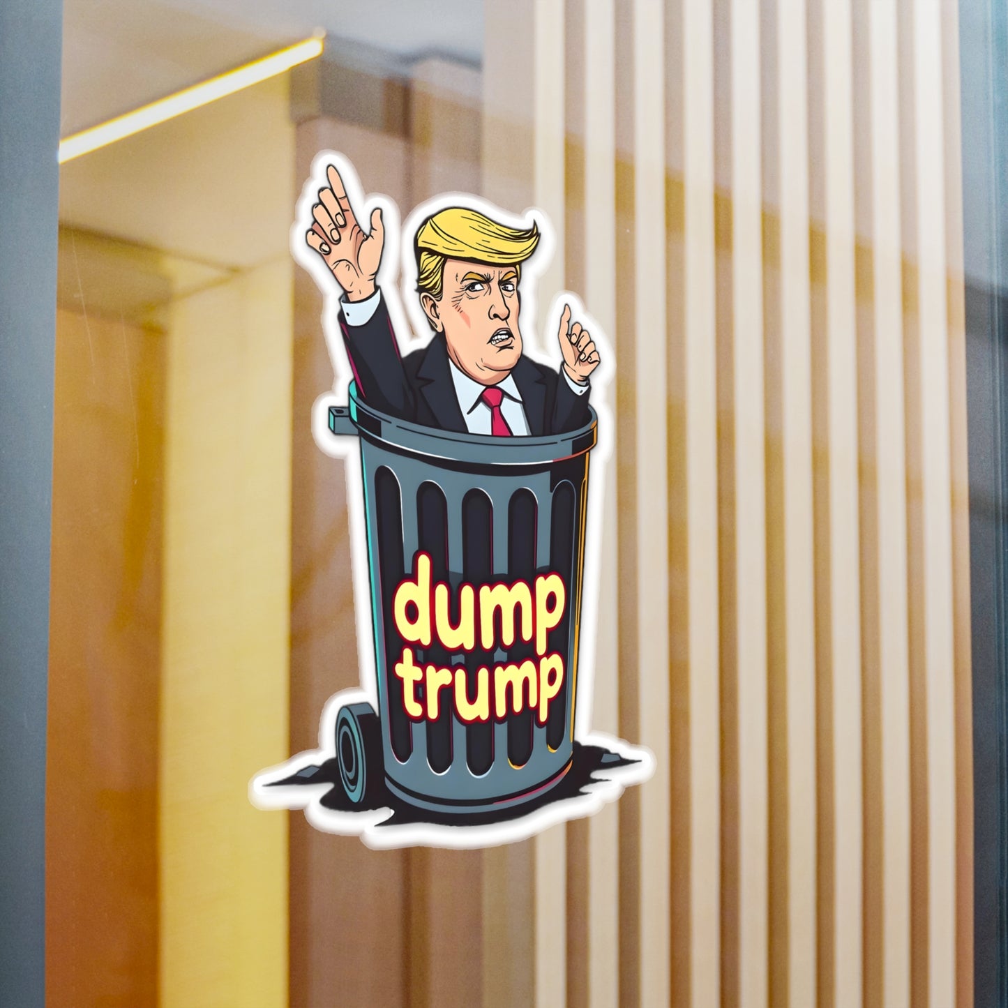 Dump Trump Trash i | Kiss Cut Vinyl Decals